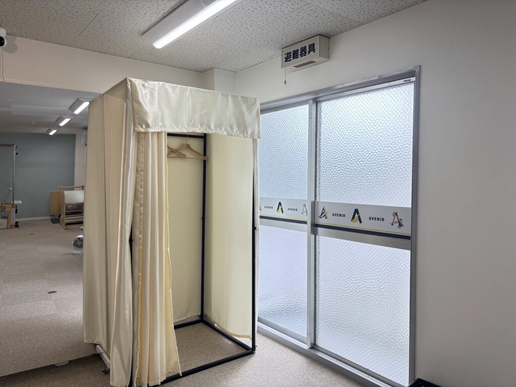 ストレッチアヴニール河内長野店の更衣室