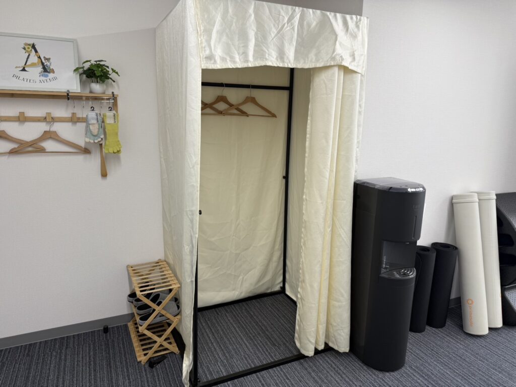 ストレッチアヴニール八尾2号店の更衣室